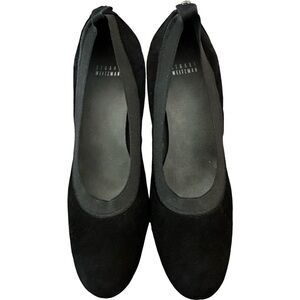 Stuart Weitzman Black Suede Pumps